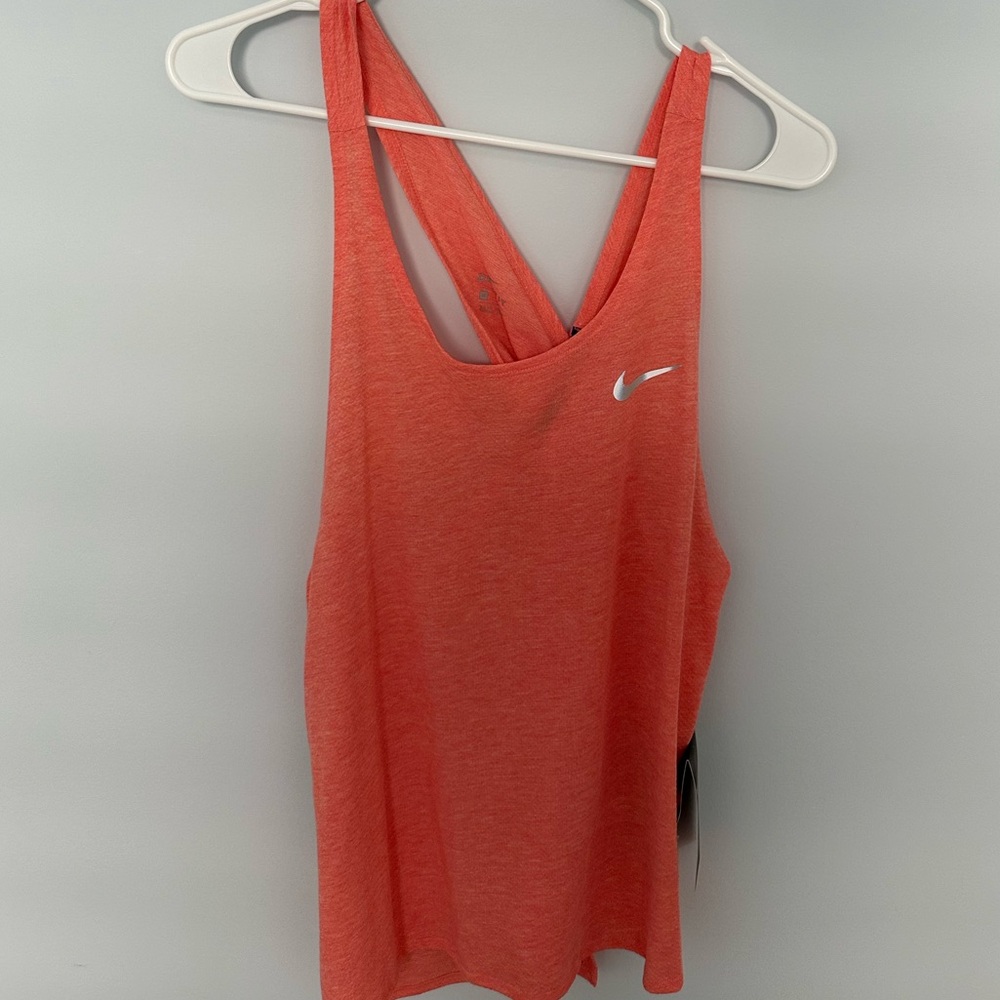 Coral Nike Running Tank Size M